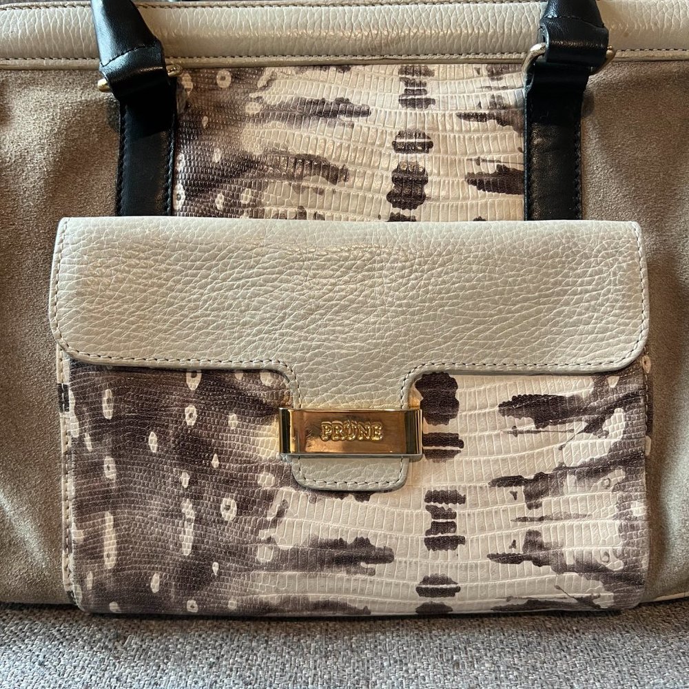 Prune Argentinian Crocodile Leather Shoulder Bag Gem